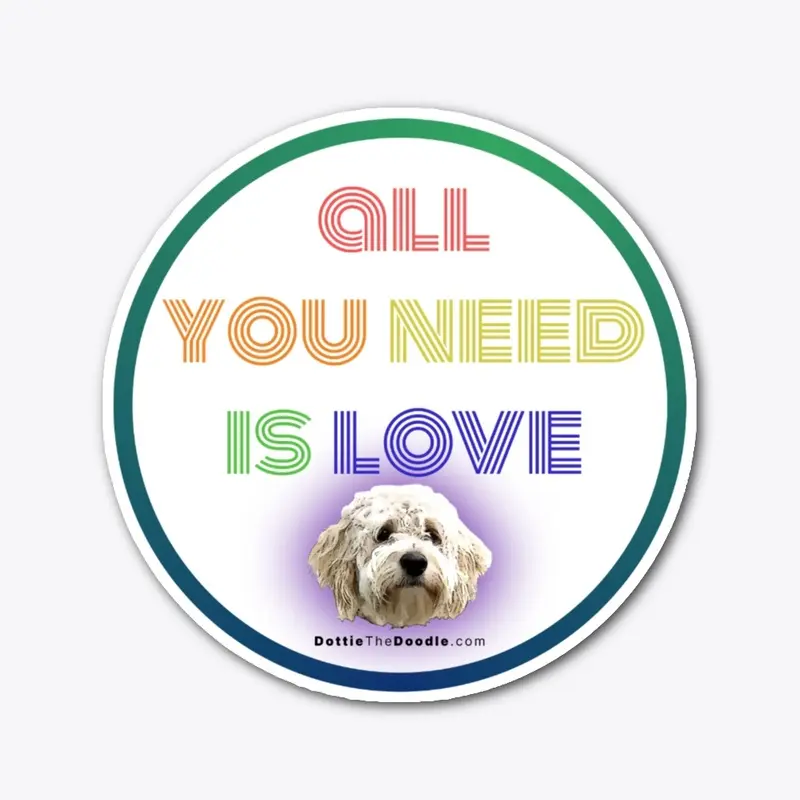 5" All You Need is Love - Labradoodle